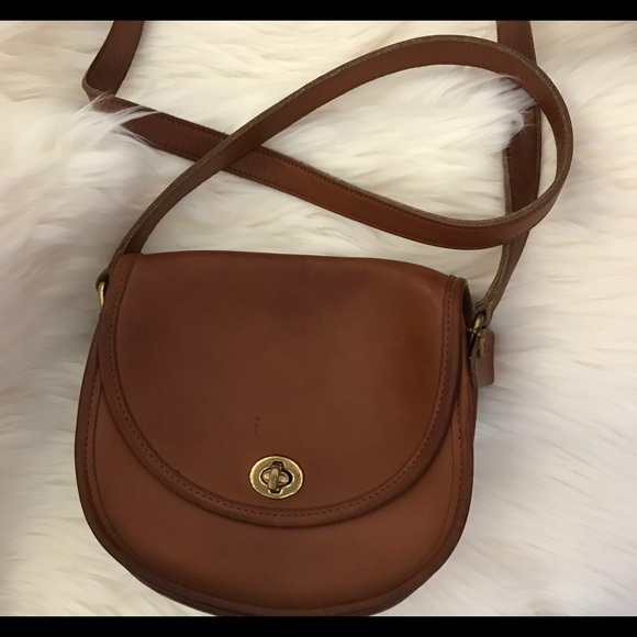 Coach Handbags - Coach Rare Vintage Leather Crossbody Bag